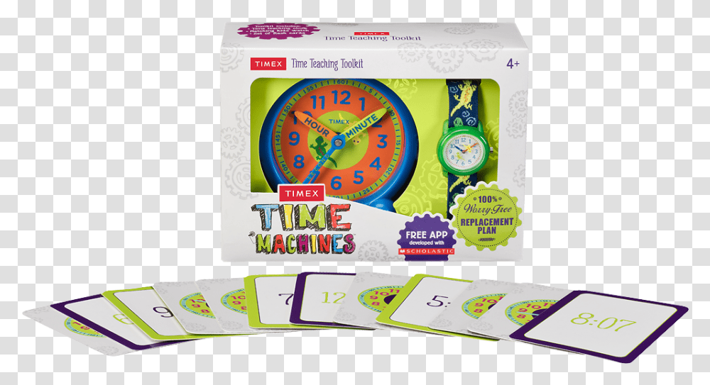 Timex Time Teaching Kit, Analog Clock, Flyer, Poster, Paper Transparent Png