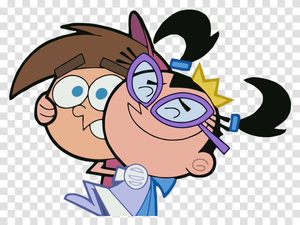 Timmy And Tootievector Fairly Oddparents Tootie, Crowd, Comics Transparent Png