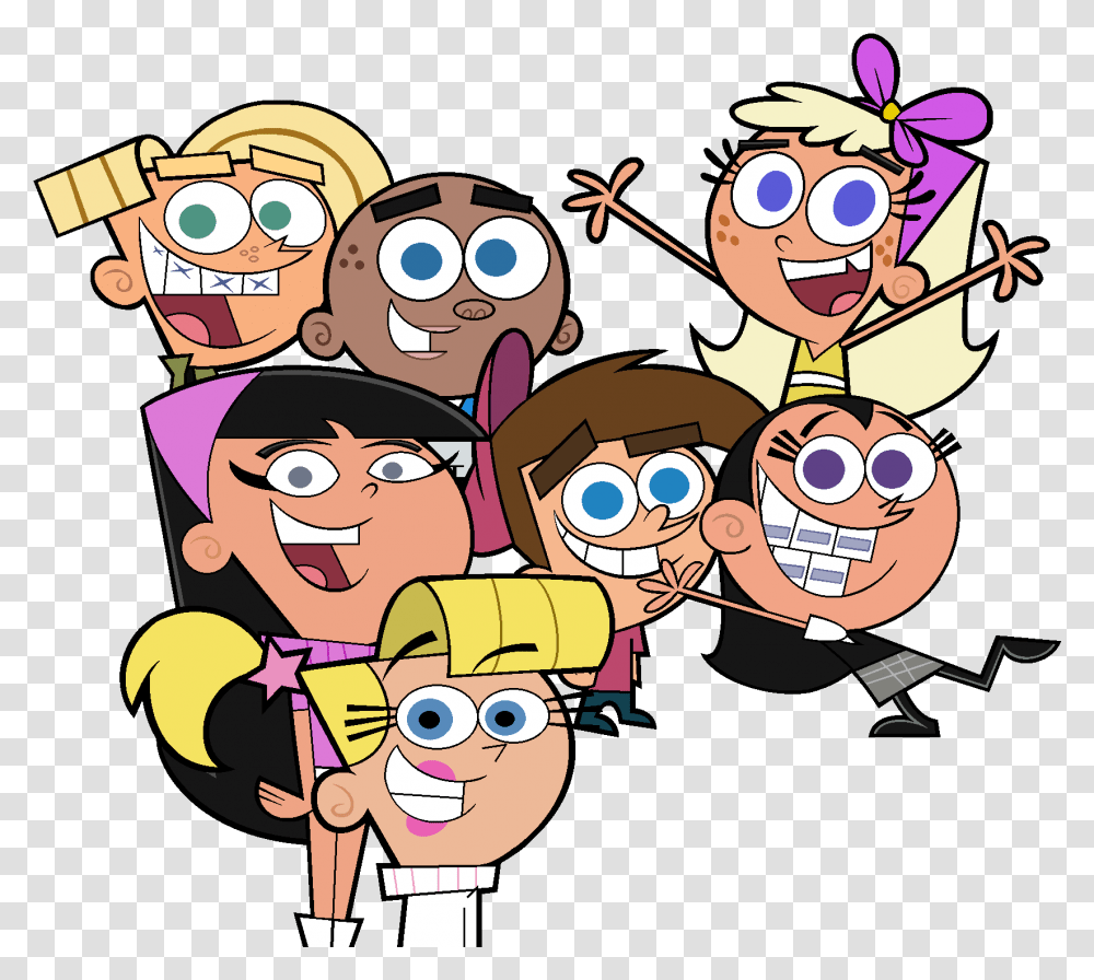 Timmy Turner And Friends, Person, Face, Crowd, Performer Transparent Png