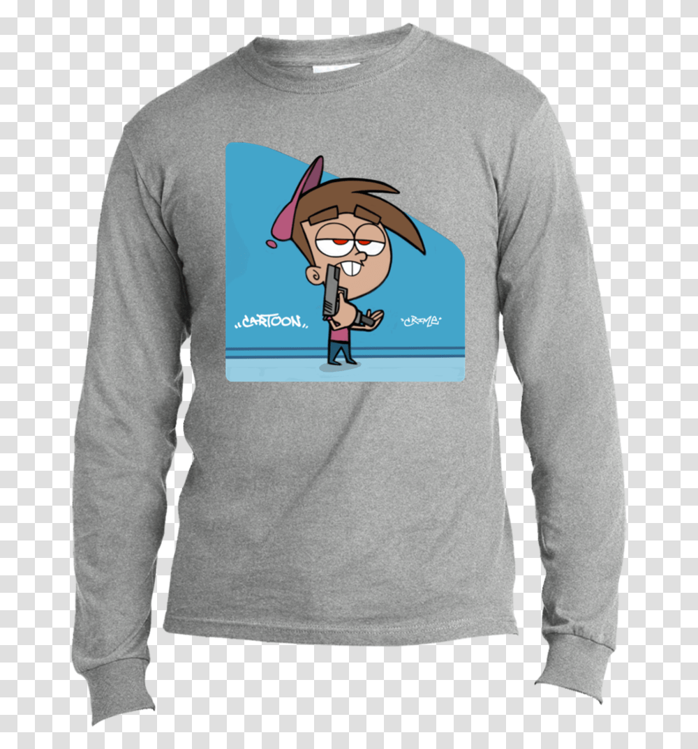 Timmy Turner Design Satanic Christmas Sweaters, Sleeve, Apparel, Long Sleeve Transparent Png