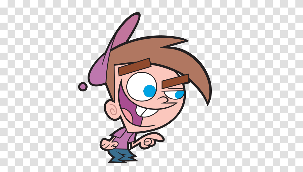 Timmy Turner From The Fairly Oddparents Cartoon, Apparel, Label Transparent Png