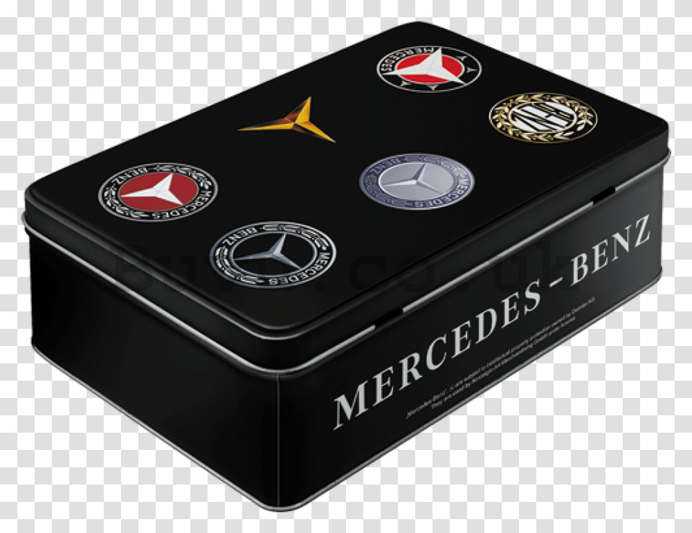 Tin Box Flat Mercedesbenz Logo Evolution Mercedes Puszka, Cooktop, Indoors, Appliance, Camera Transparent Png