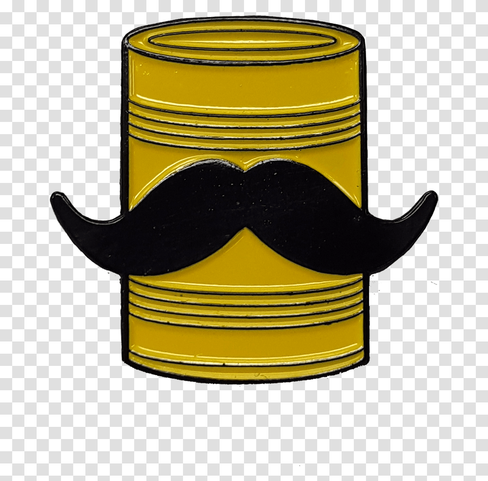 Tin Can Mustache Pin Cartoons, Label, Jar Transparent Png