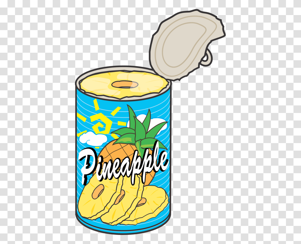 Tin Can Pineapple Food Fizzy Drinks, Canned Goods, Aluminium Transparent Png