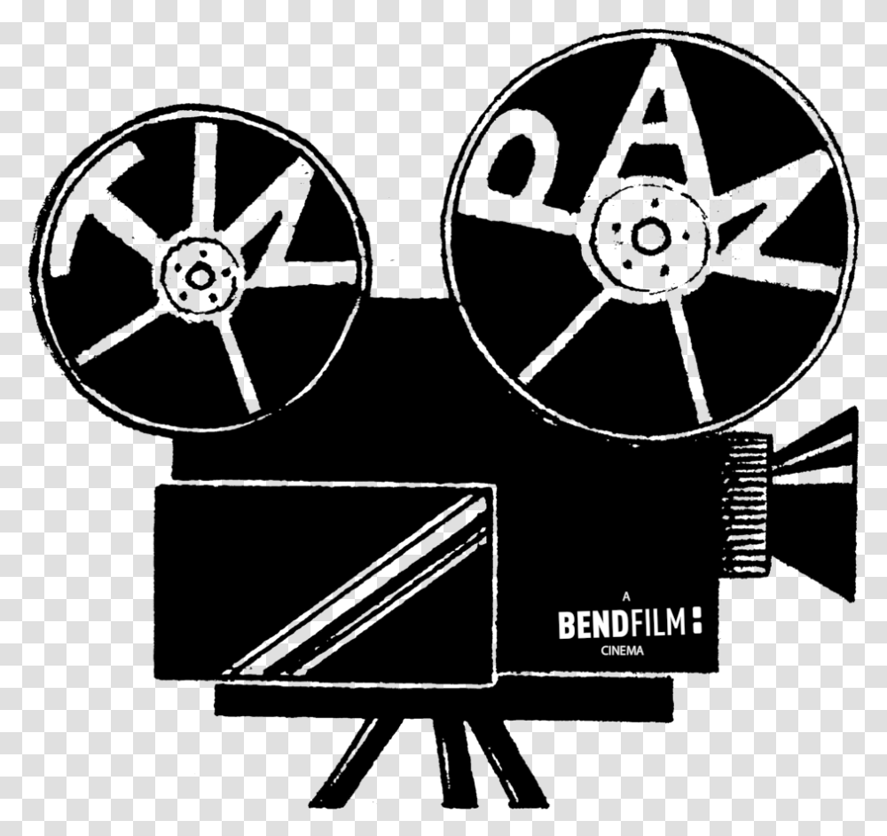 Tin Pan Logo 2019 Bf Cinema White Bg Tin Pan Theater, Bow, Wheel, Machine, Reel Transparent Png