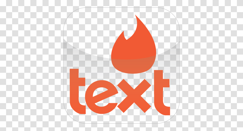 Tinder For Text Think The Blog, Logo, Fire, Glass Transparent Png