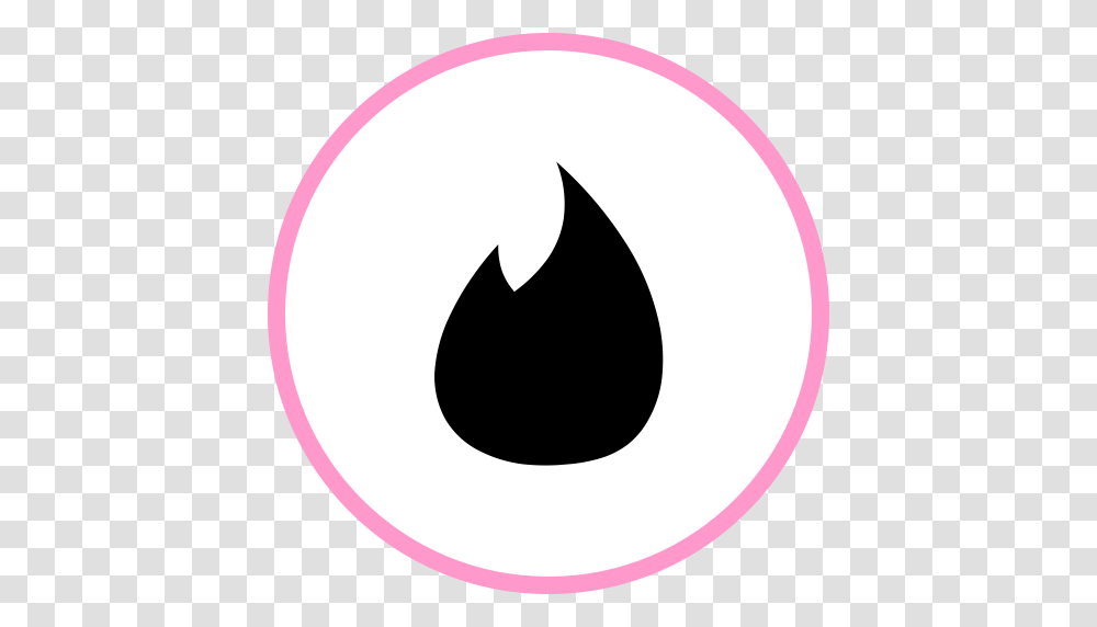 Tinder Icon, Logo, Trademark, Moon Transparent Png