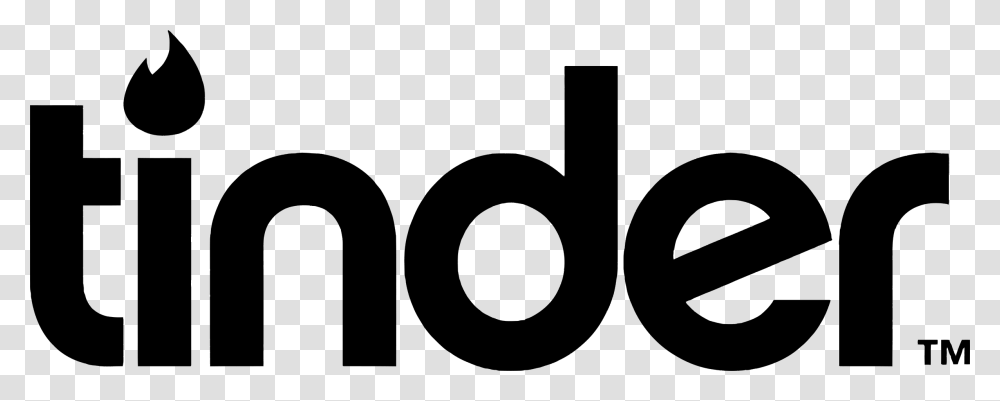 Tinder Logo Tinder Black And White Logo, Shooting Range, Indoors, Number Transparent Png