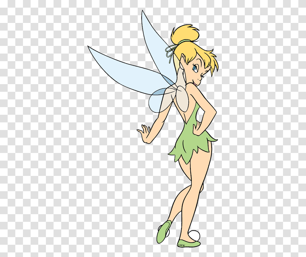 Tinker Bell From The Back, Manga, Comics, Book, Animal Transparent Png