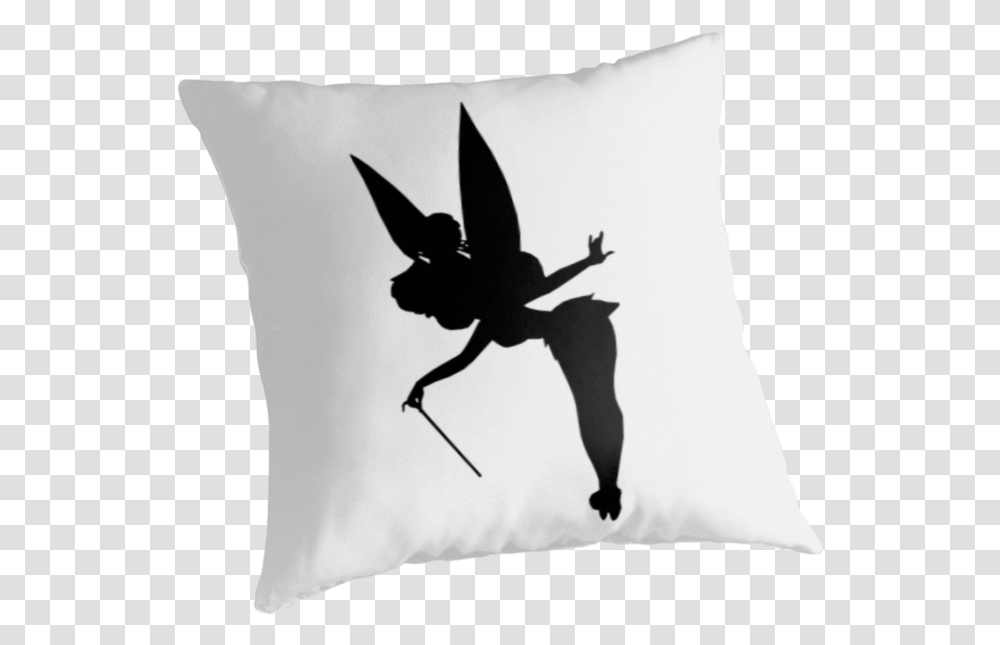 Tinker Bell Peeter Paan Peter Pan Fairy Decal Tinker Bell, Pillow, Cushion, Person Transparent Png