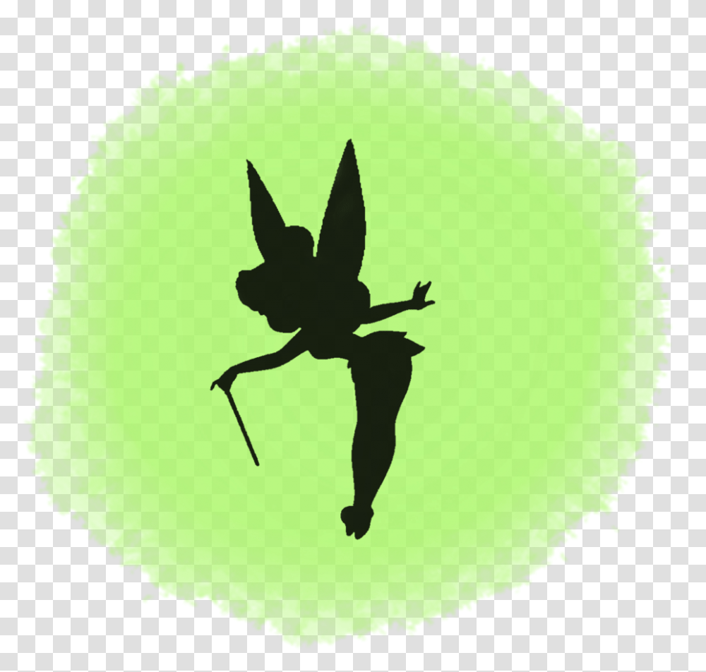 Tinker Bell Peter Pan Silhouette Art Tinkerbell Silhouette, Graphics, Person, Human, Plant Transparent Png