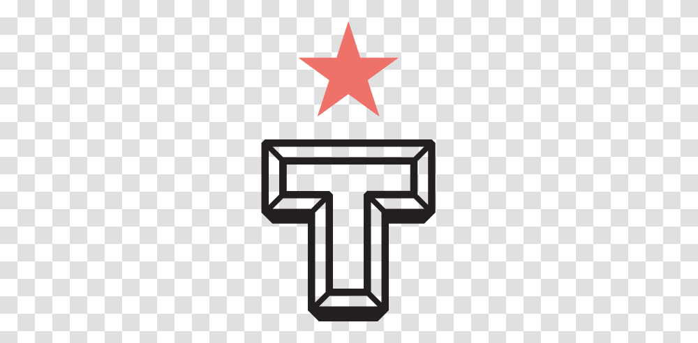 Tinker Coffee Co Indianapolis Coffee Roaster, Cross, Star Symbol, Hand Transparent Png