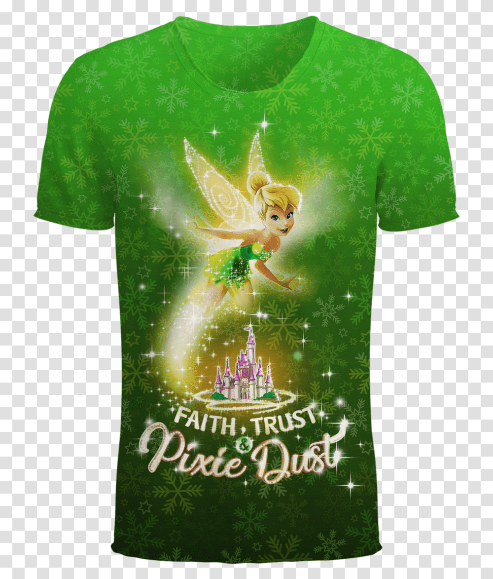 Tinkerbell And Friends Download Fairy, Apparel, T-Shirt, Plant Transparent Png