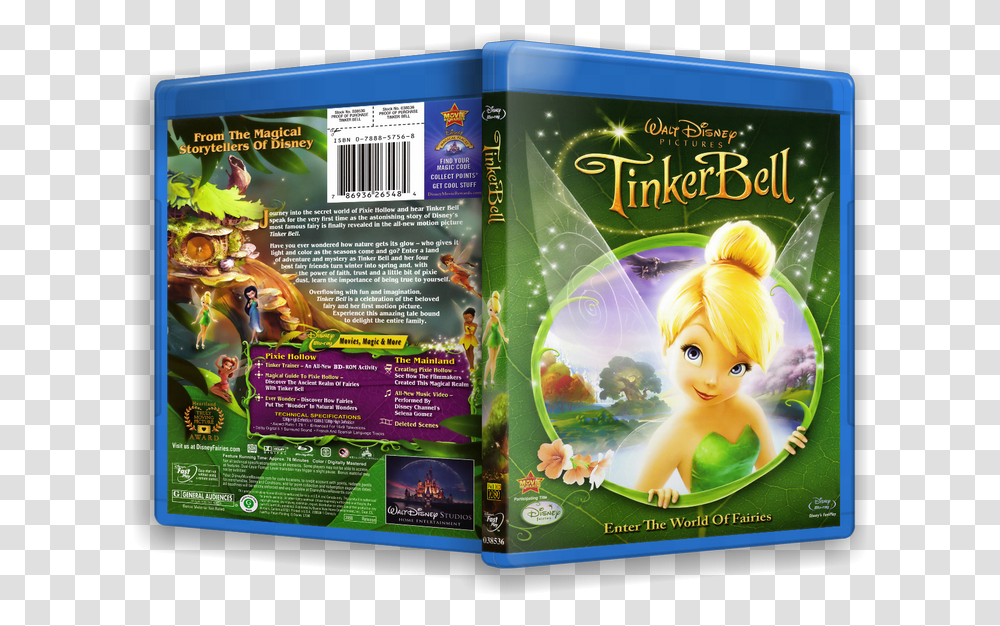 Tinkerbell Dvd 2008 Tinkerbell Dvd, Disk, Doll, Toy Transparent Png