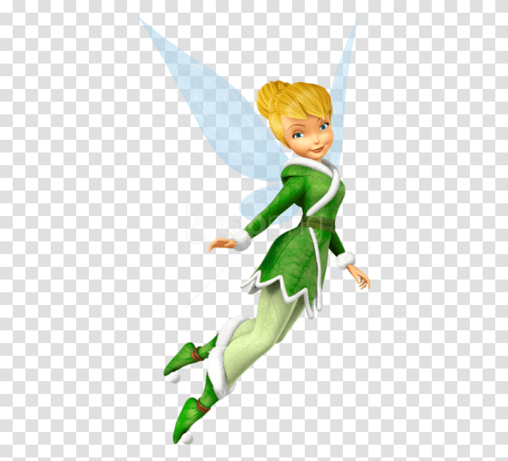 Tinkerbell Flying Fairy Tinkerbell, Figurine, Doll, Toy, Elf Transparent Png