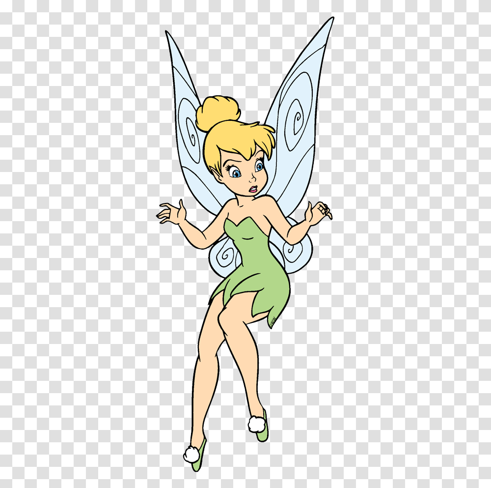 Tinkerbell Flying, Person, Female, Costume Transparent Png