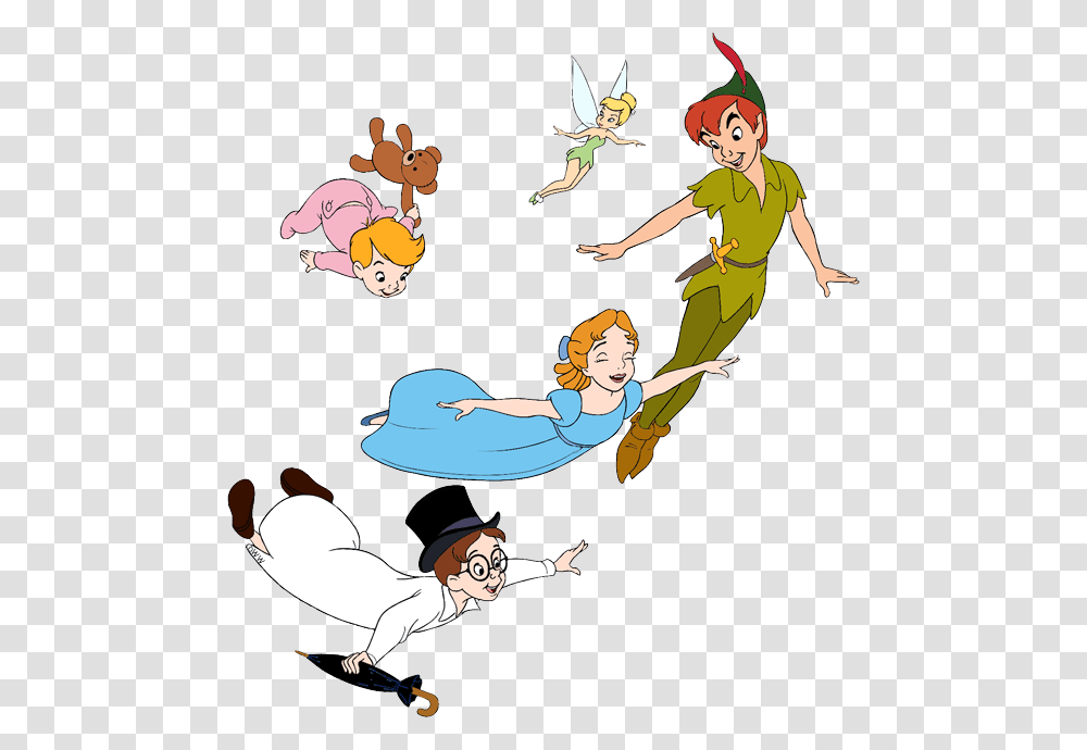 Tinkerbell Flying Picture, Person, Drawing, Leisure Activities Transparent Png