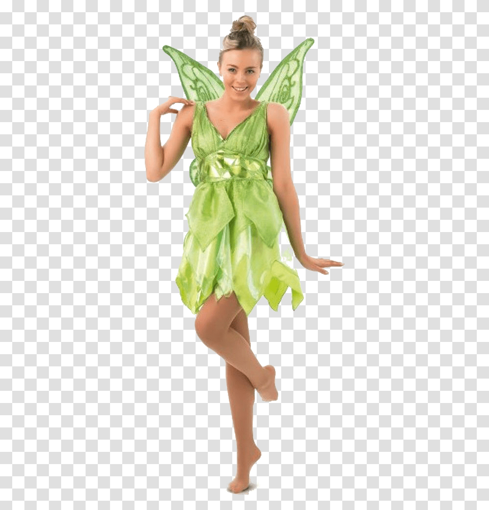 Tinkerbell High Disney Princess Dress Up For Adults, Costume, Apparel, Person Transparent Png