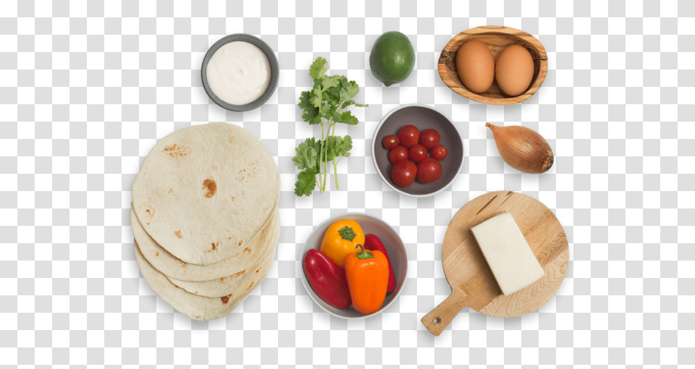 Tinkerbell Pepper Quesadillas With Cherry Tomato Salsa Diet Food, Plant, Egg, Bread, Vegetable Transparent Png