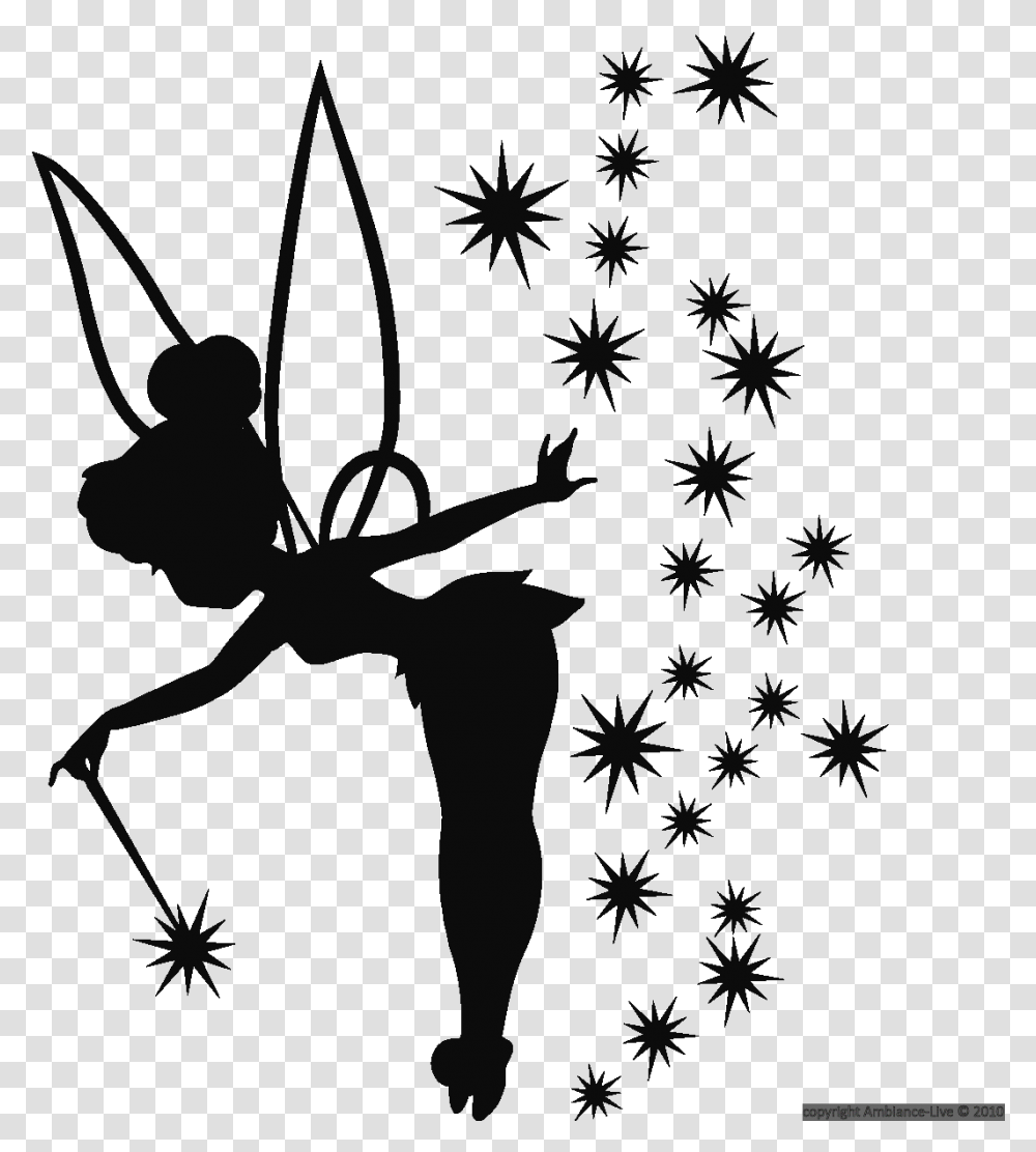 Tinkerbell Silhouette, Person, Human, Circus Transparent Png