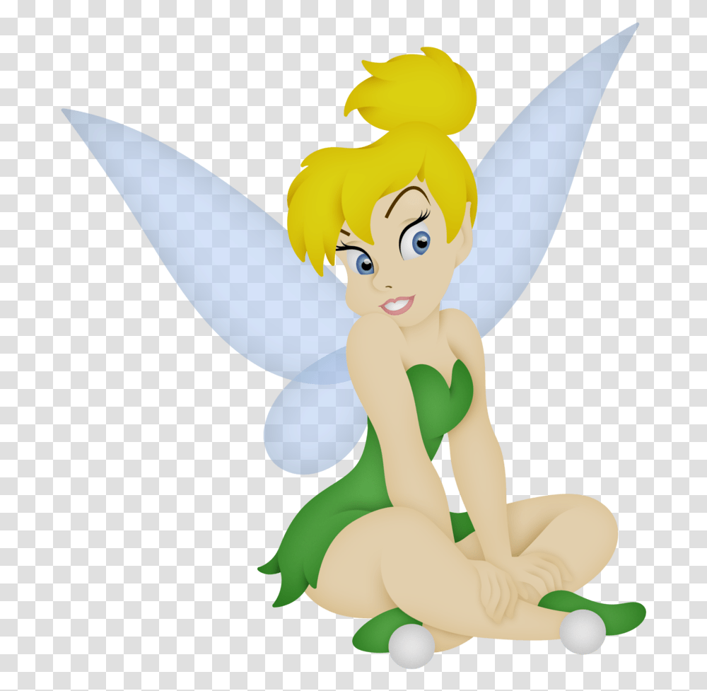 Tinkerbell Sitting Background Clipart Tinker Bell Clip Art, Toy, Angel, Archangel, Person Transparent Png