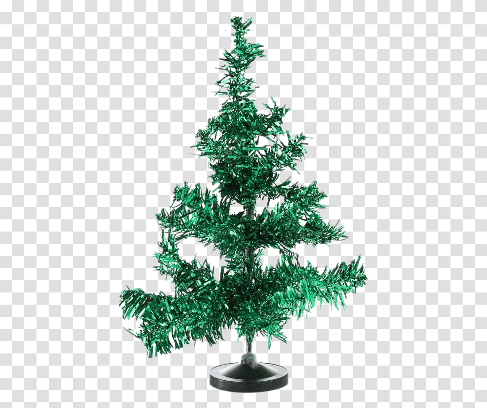 Tinsel Christmas Tree Images Tinsel Christmas Tree, Ornament, Plant, Green, Bush Transparent Png