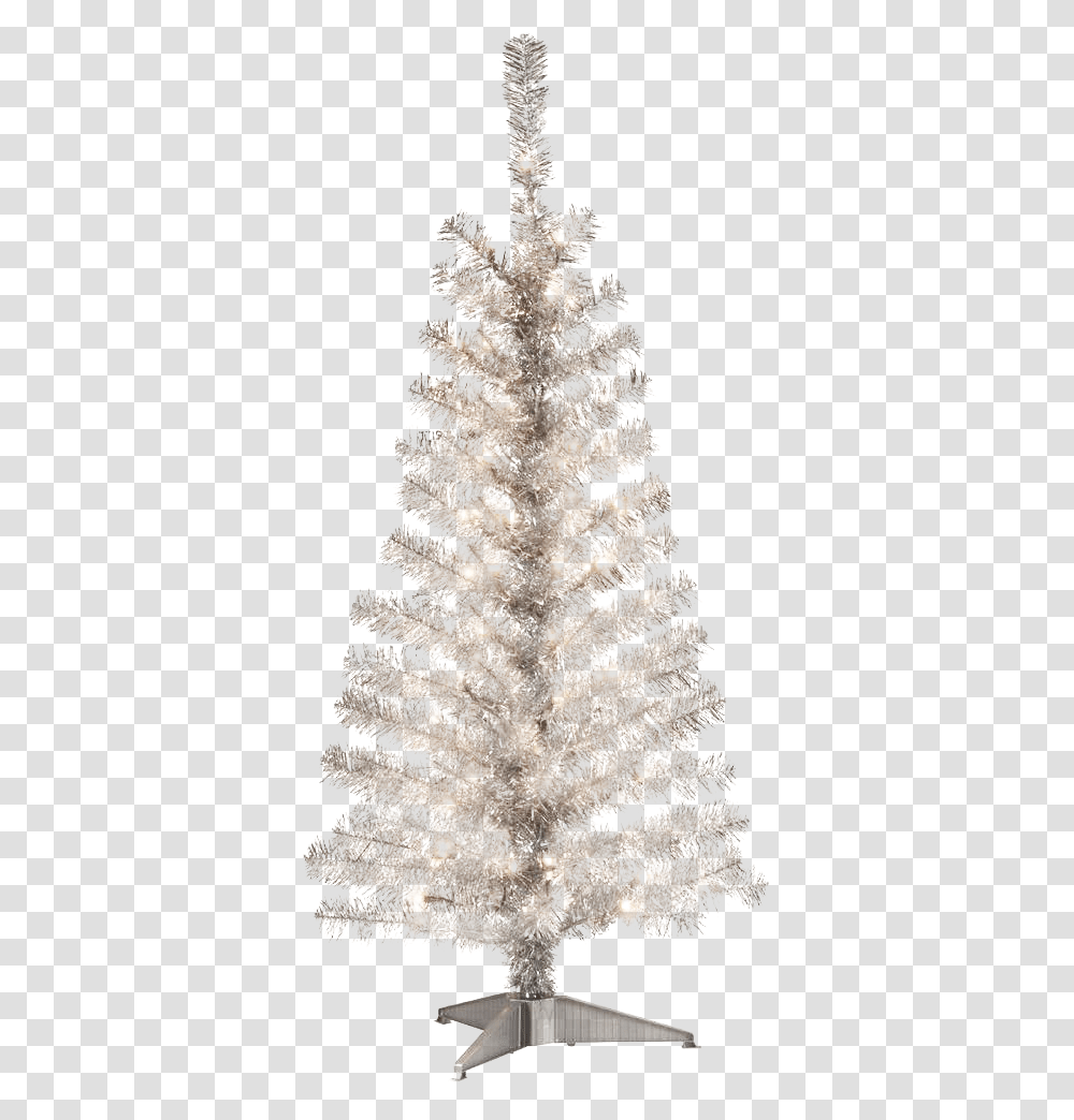 Tinsel Christmas Tree Picture Mart Tinsel Christmas Tree, Ornament, Plant, Hip Transparent Png