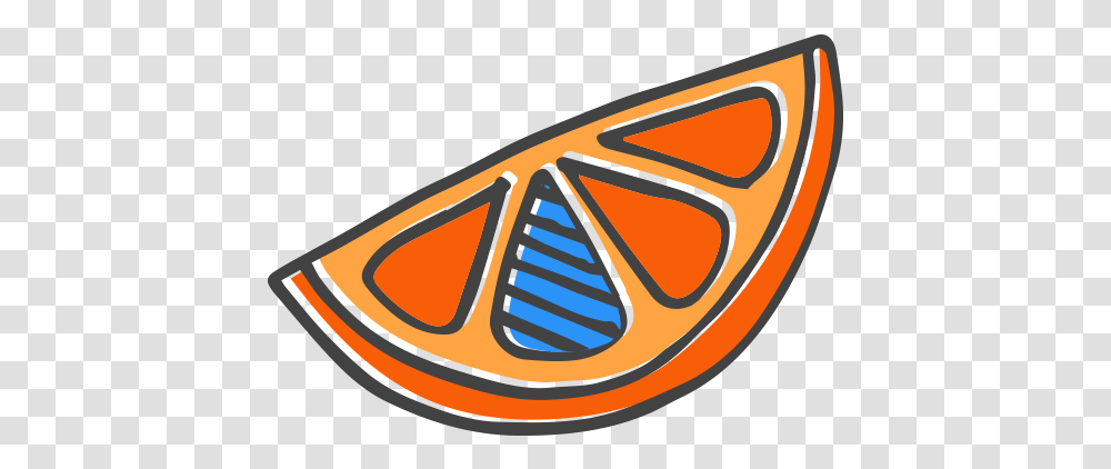 Tiny Blue Orange Vertical, Boat, Vehicle, Transportation, Rowboat Transparent Png