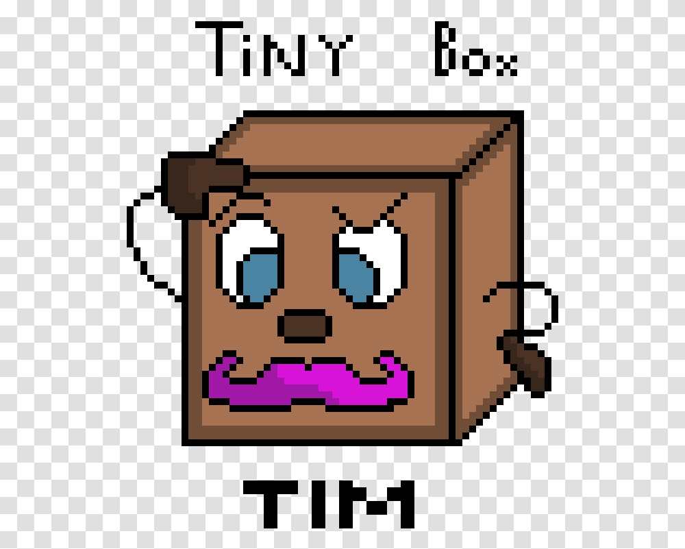 Tiny Box Tim Pixel Art, Rug, Furniture, Cardboard, Carton Transparent Png