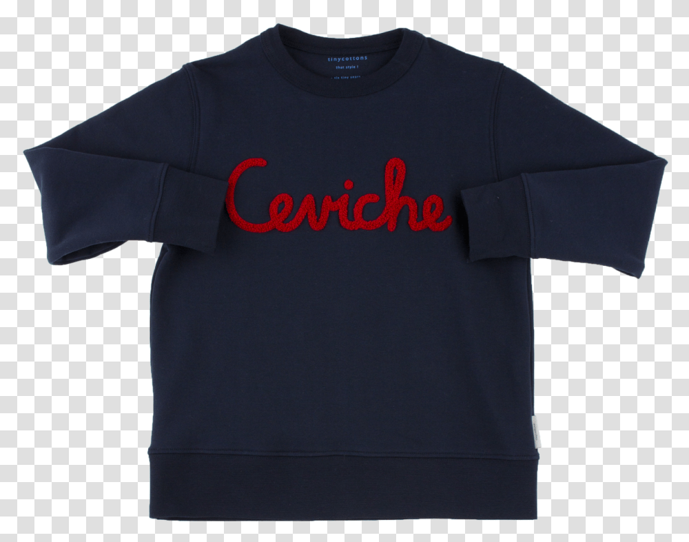 Tiny Cottons Ceviche Sweatshirt Active Shirt, Apparel, Sweater, Sleeve Transparent Png