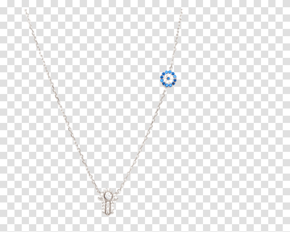 Tiny Evil Eye And Hamsa Necklace Pendant, Jewelry, Accessories, Accessory, Diamond Transparent Png