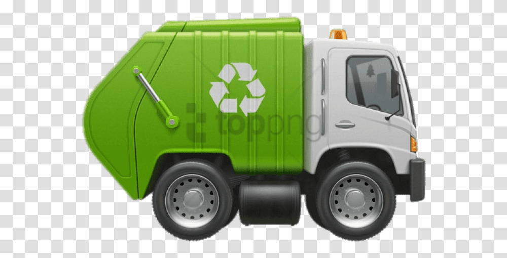 Tiny Garbage Truck Garbage Truck Icon, Vehicle, Transportation, Recycling Symbol Transparent Png