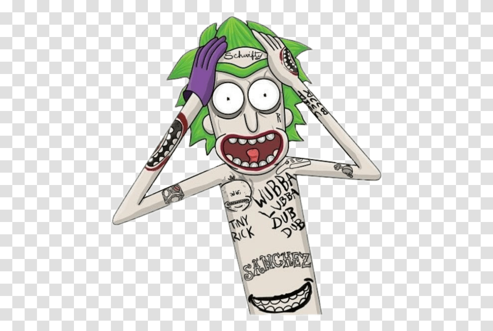 Tiny Rick Aesthetic Rick And Morty, Cross, Doodle, Drawing Transparent Png
