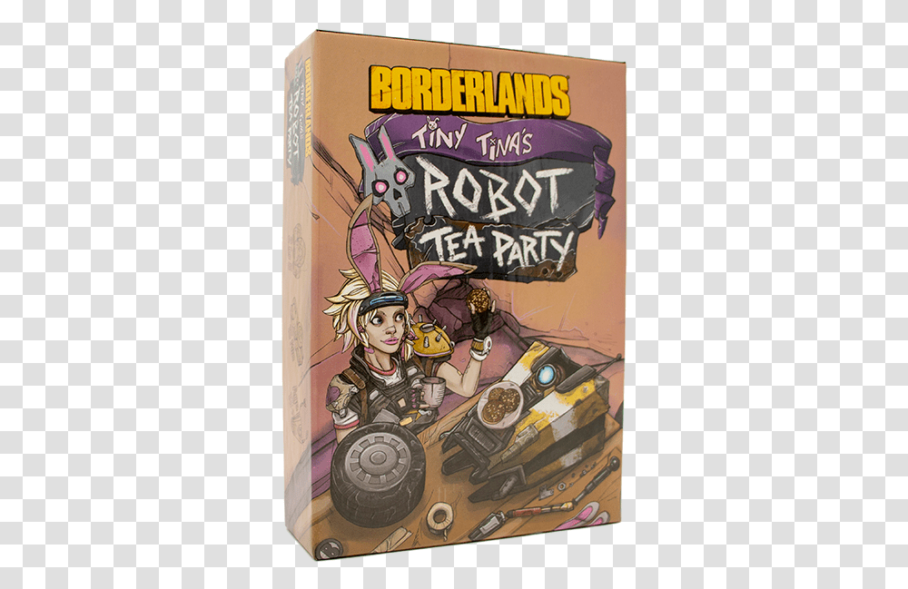 Tiny Tinaquots Robot Tea Party Borderlands Tiny Tina's Robot Tea Party, Comics, Book, Person, Human Transparent Png