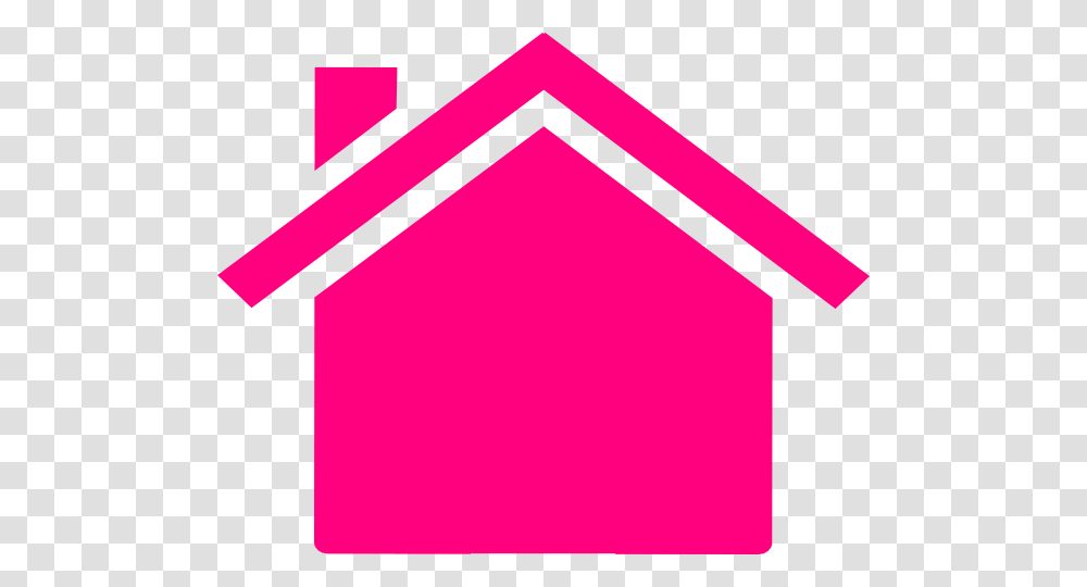Tiny Tiny Pink House Clip Art, Label, Triangle Transparent Png