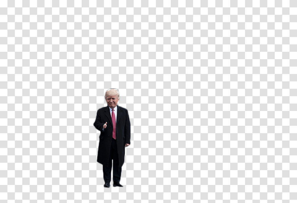 Tiny Trump Cutouts, Coat, Suit, Overcoat Transparent Png