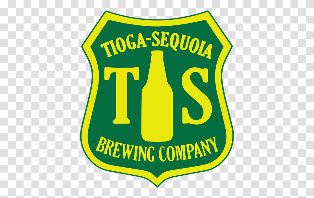 Tioga Sequoia General Sherman Us Forest Service Logo, Trademark, Beer, Alcohol Transparent Png