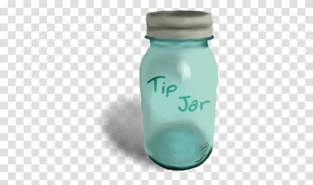 Tip Jar Water Bottle, Milk, Beverage, Drink Transparent Png