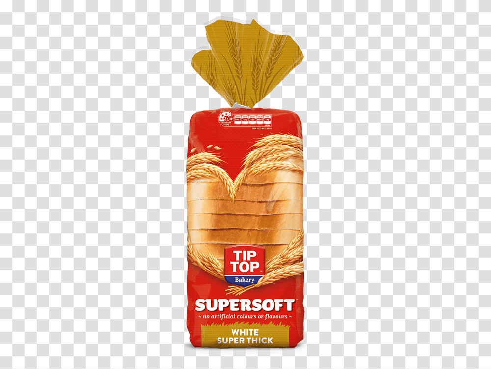 Tip Top Supersoft White Superthick Tip Top Bread Nz, Book, Food, Sliced, Plant Transparent Png