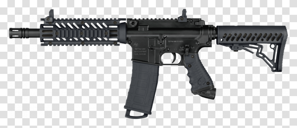 Tippmann Tmc Mag Fed Paintball Marker Cal, Gun, Weapon, Weaponry, Rifle Transparent Png