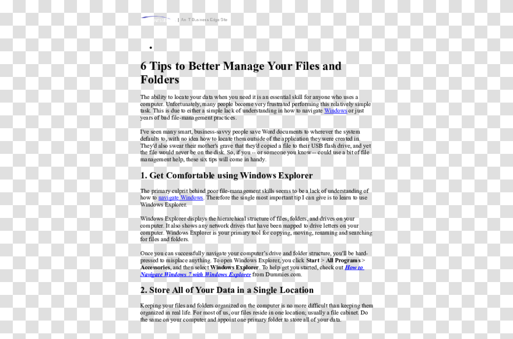 Tips To Better Manage Your Files Document, Pac Man, Super Mario Transparent Png