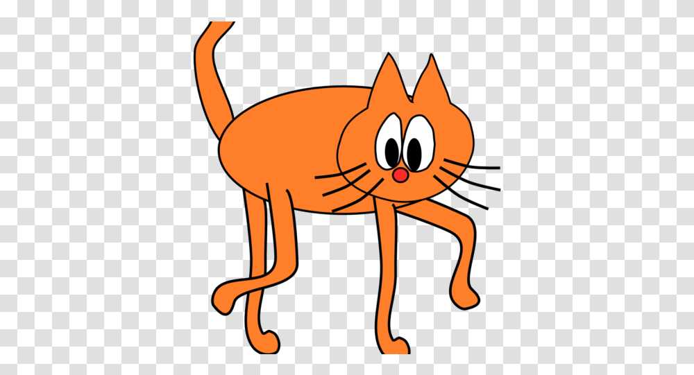 Tiptoe Clipart Math Orange Cat Clipart Fish And Cat Clipart, Animal, Wildlife, Mammal, Deer Transparent Png