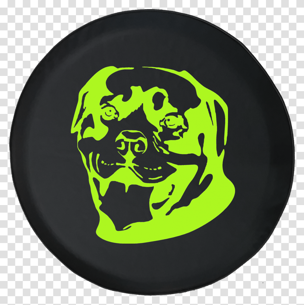 Tire Cover Pro Rottweiler Rotty Dog Lover Jeep Woof Offroad, Logo, Trademark, Frisbee Transparent Png