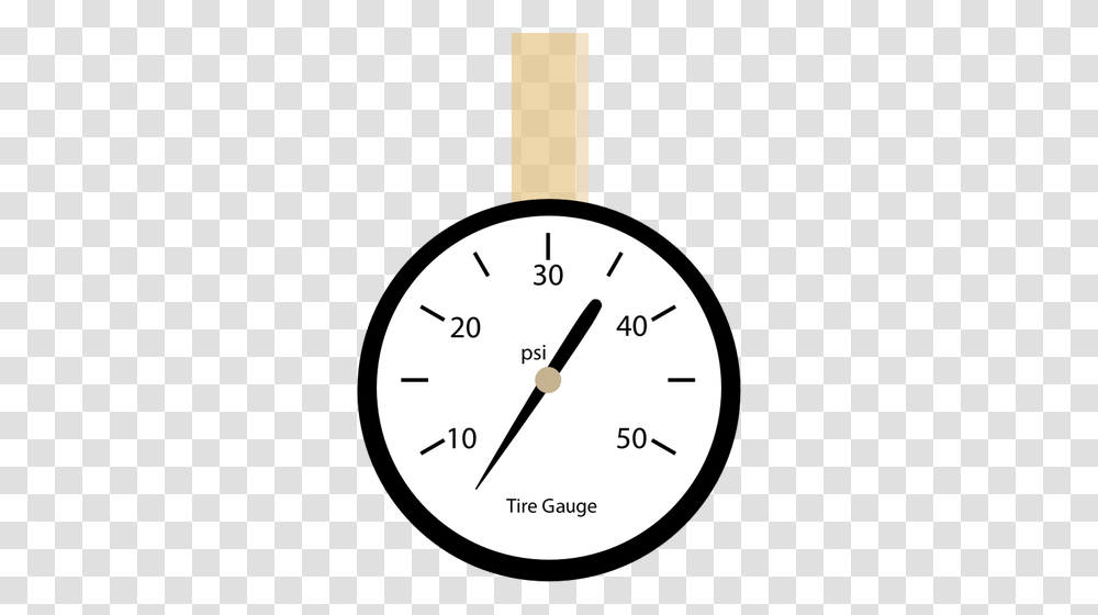 Tire Gauge, Tachometer, Analog Clock Transparent Png