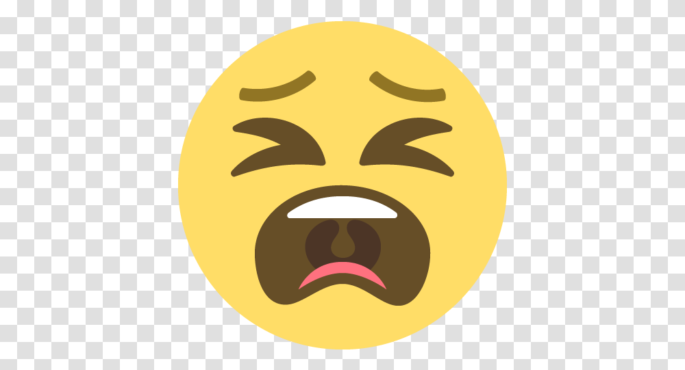 Tired Face Emoji For Facebook Email & Sms Id 1294 Emoji, Mustache, Mouth, Lip, Label Transparent Png
