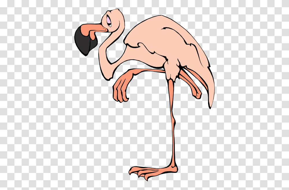 Tired Flamingo Clip Art, Bird, Animal Transparent Png