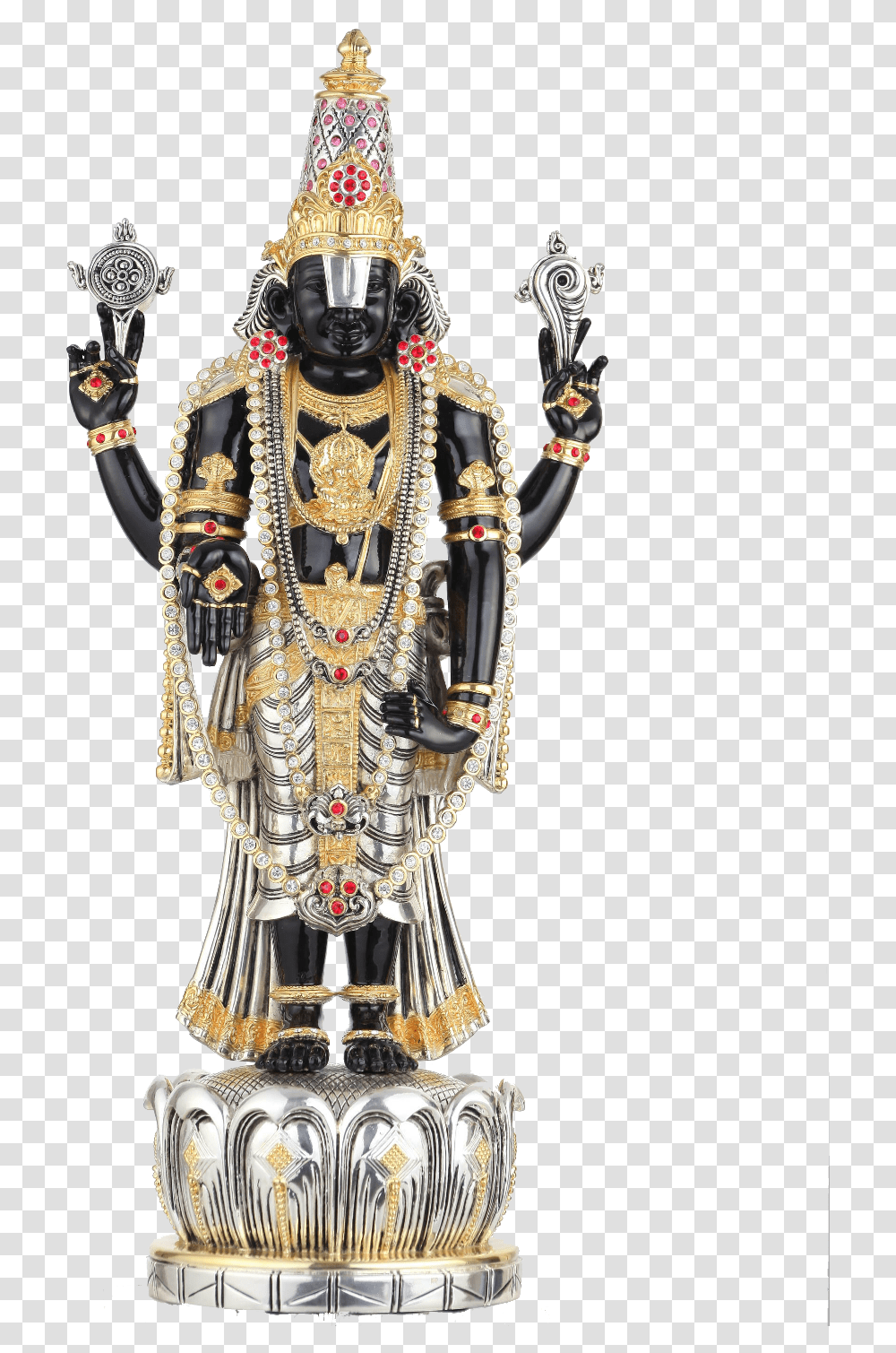Tirupati Balaji Statue, Figurine, Toy Transparent Png