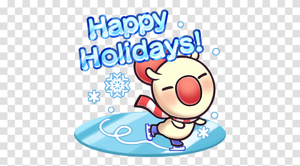 Tis The Season For Festive Holiday Offerings In Dissidia Final Fantasy Happy Holidays, Label, Text, Graphics, Art Transparent Png