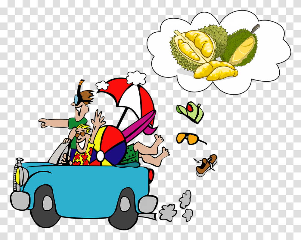 Tis The Season For Packing The Car For The Beach Cartoon, Doodle, Drawing, Plant Transparent Png