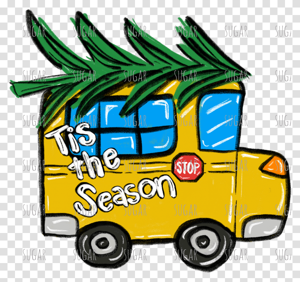 Tis The Season Truck, Vehicle, Transportation, Flyer, Poster Transparent Png